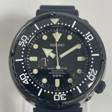 心斎橋でセイコーを買取。プロスペックスのクォーツ腕時計、SBDB013 マリーンマスターを買取ました。状態は新品同様のお品物です。