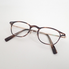 金子眼鏡 T-446R　井戸多美男作　ウェリントン型メガネフレーム 買取実績です。