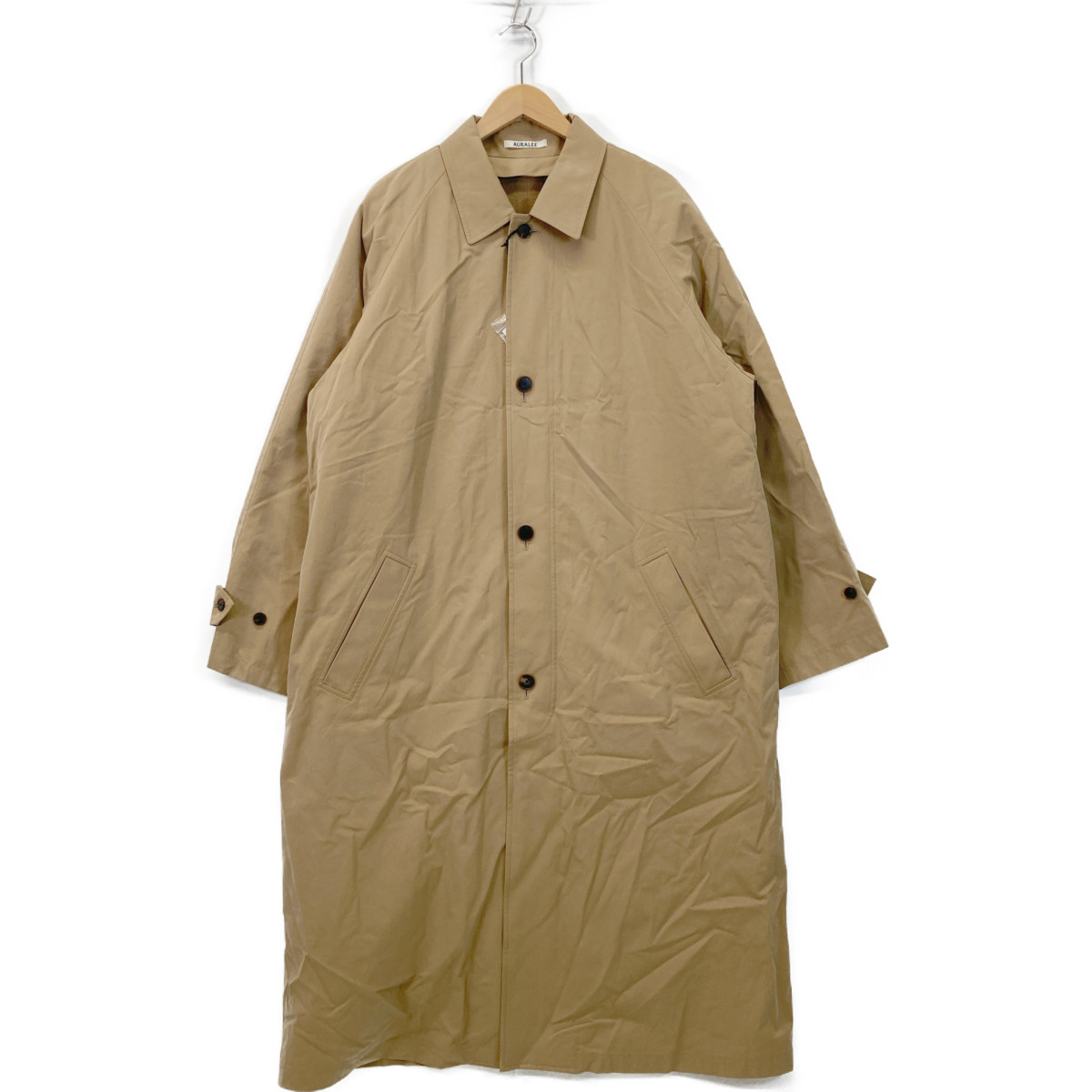 オーラリーのA22AC01FB 22AW Finx Hard Twist Gabardine Soutien Collar Coatの買取実績です。