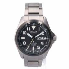 シチズン PMD56-2952 ランドプロマスター スーパーチタニウムエコドライブ電波腕時計 買取実績です。