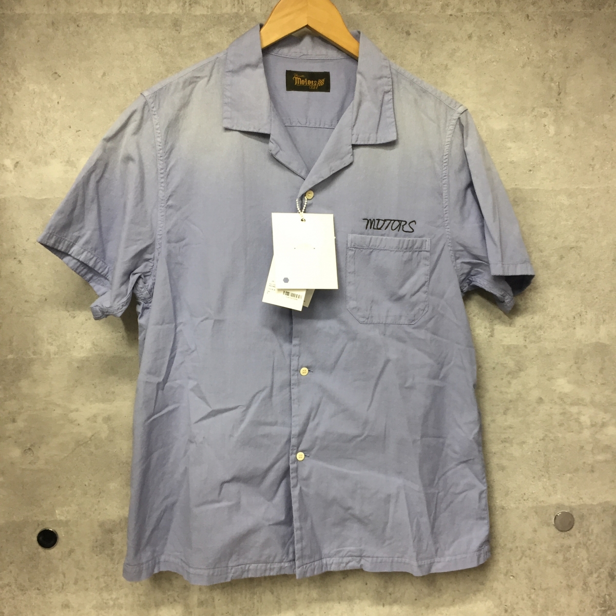 ビズビムの2023AW ブルー 0123305011005 MOTORS CLUB HACKING SHIRT S/Sの買取実績です。