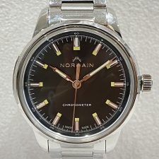 ノルケインを浜松入野で買取。ステンレススチール素材の自動巻き時計のフリーダム、NN2001SA.T201.203Sを買取ました。状態は若干の使用感のあるお品物です。