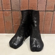 メゾンマルジェラ ブラック ラムスキン 足袋ブーツ S58WU0260 買取実績です。