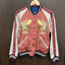 テーラー東洋 港商スペシャルエディション TT15277-125 1950s復刻 スーベニアジャケット JAPAN MAP × CHERRY BLOSSOMS & EAGLE PRINT 買取実績です。