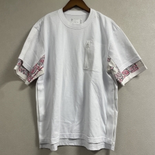 サカイ 22SS ペイズリーバンダナ ジップポケット Tシャツ 買取実績です。