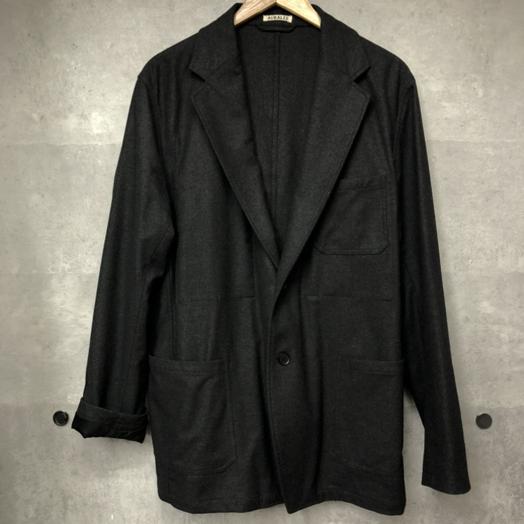 オーラリーのWOOL FULLING FLANNEL JACKET ウールジャケット A20AJ01CFの買取実績です。