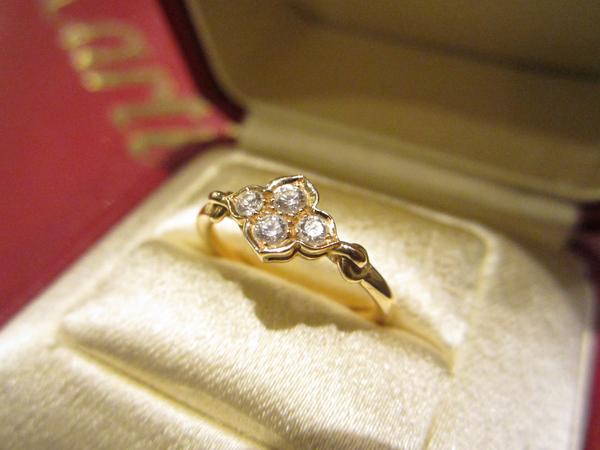 Cartierカルティエのヒンドゥリング・K18PGピンクゴールド×ダイヤモンドを高価買取致しました、横浜店。 買取価格・実績  2014年3月29日公開情報｜ブランド買取の【エコスタイル】